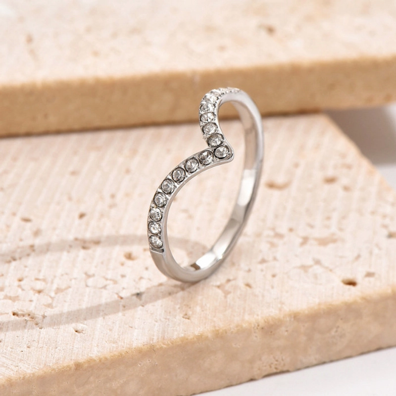 Product image KAHASIL - Cincin Titanium Wanita Anti Karat dan Luntur KH030 all variant GOLD